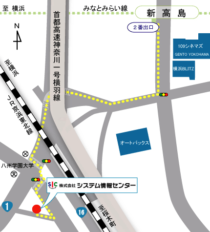 JR線・東急東横線 横浜駅より徒歩10分